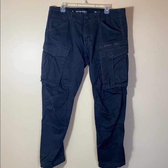 rovic zip 3d straight tapered pants